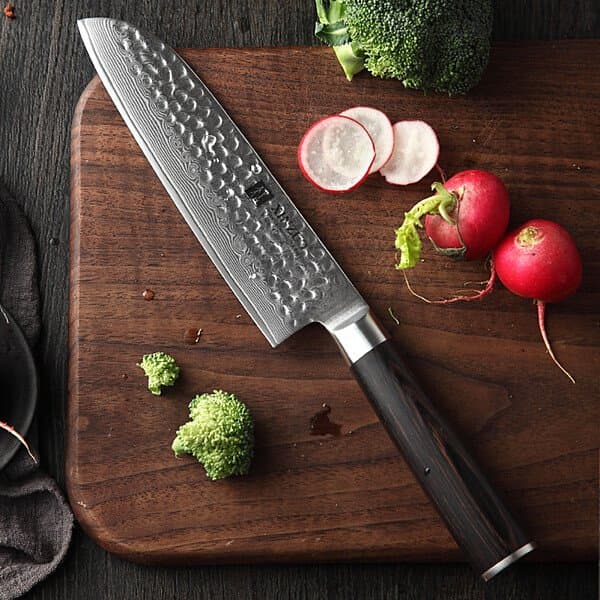 67-layer Damascus steel knife set