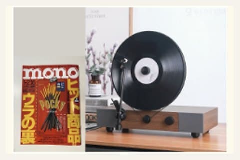 Jasmine Audio Record Player in mono