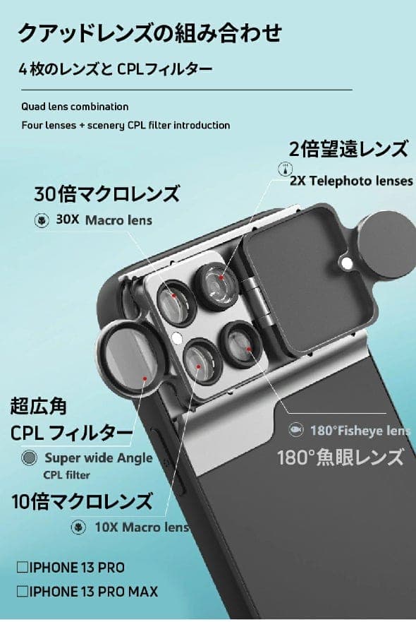 GeeUltraLens (iPhone 12–14)の製品画像