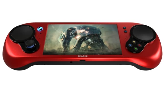 SMACH Z in red, front view